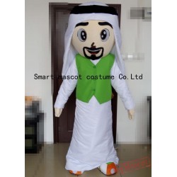 Arab Mascot Costume Adult United Arab Emirates Costume