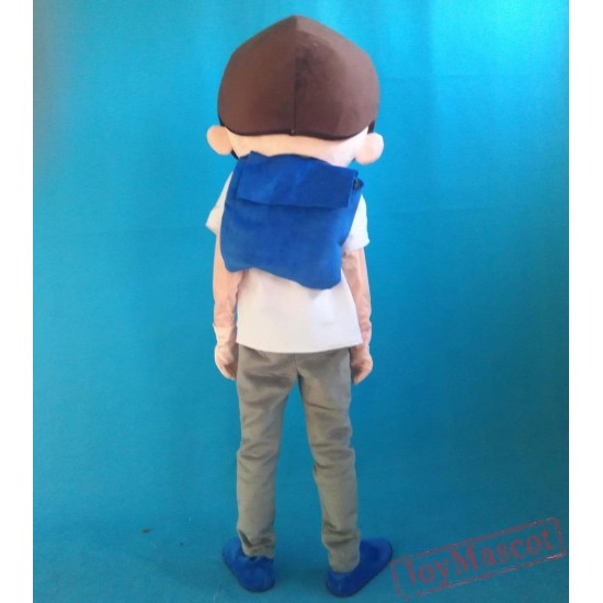 School Boy Mascot Costume Adult Student Costume