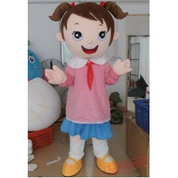 Funny Girl Mascot Costume Adult Girl Costume
