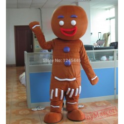 Mascot Costume Gingerbread Man Mascot Costume