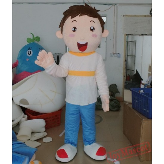 Funny Boy Mascot Costume Adult Student Costume