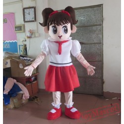 Professional Mascot Costume Little Girl Mascot Costume School Girl Mascot For Adult