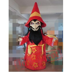 Mysterious Sorcerer Mascot Costume Sorcerer Mascot Wizard Mascot