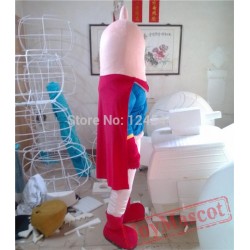 Condom Superman Mascot Costume Adult Condom Costume
