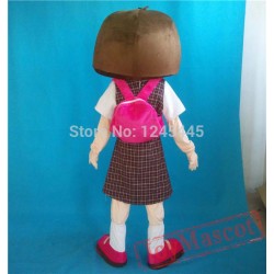 Adult School Boy And Girl Mascot Costume Girl Mascot Girl Mascot Costume