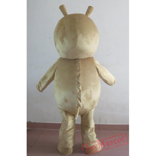 Adult Brown Hippo Mascot Costume