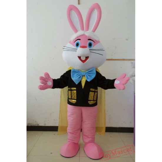 Pink Bunny Costume Adult Bunny Mascot Costume Easter Bunny Costume
