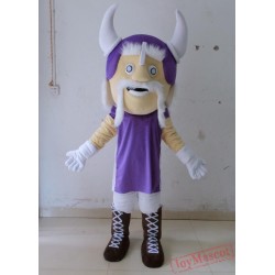 Purple Viking Mascot Viking Costume Viking Mascot Costume For Adult