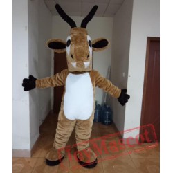 Brown Adult Reindeer Mascot Costume