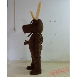 Adult Brown Moose Mascot Costume