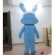 Blue Easter Bunny Mascot Costume For Adult