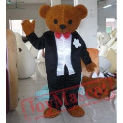 Wedding Bear Mascot Costume For Adult