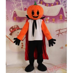 Adult Halloween Pumpkin Mascot Costume