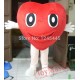 Happy Heart Costume Red Heart Mascot Costume For Adult