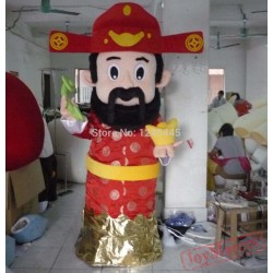 The God Of Fortune Holiday Costume The God Of Fortune Mascot Costume