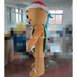 Funny Gingerbread Man Mascot Costume Gingerbread Man Mascot For Adult
