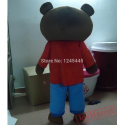 Big Head Bear Mascot Costume For Adults