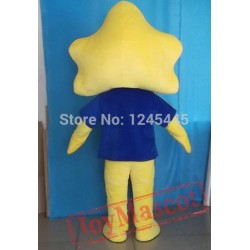 Star Adult Costume Yellow Star Mascot Costume