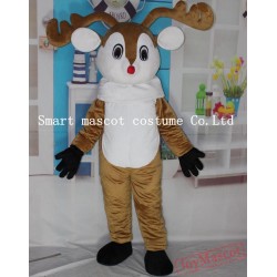 Christmas Reindeer Mascot Costume Adult Funny Deer Costume