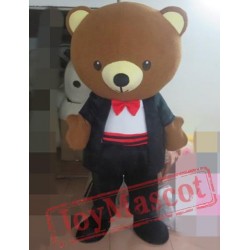 Adult Wedding Bear Mascot Costume