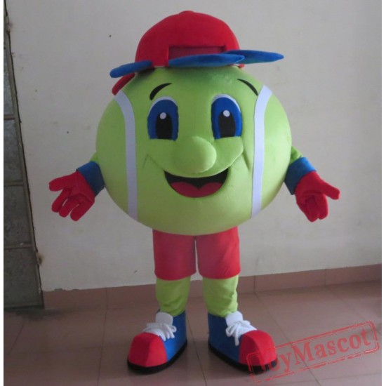 Colorful Mascot Tennis Ball Tennis Ball Mascot Costume For Adults