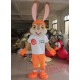 Adult Orange Rabbit Costume Plush Size Adult Rabbit Costume
