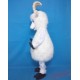 Furry White Goat Mascot Costume Adult Goat Costume