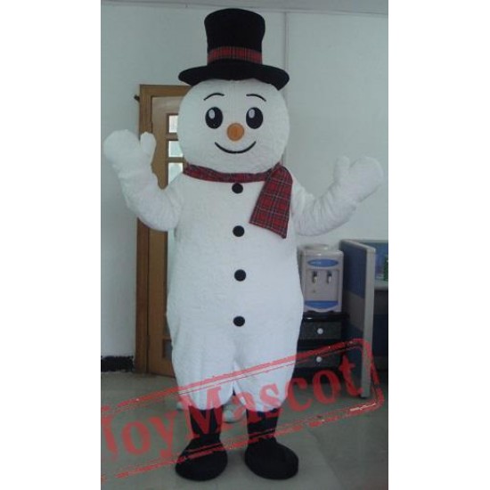 Snowman Mascot Costume For Adult For Fun
