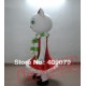 Christmas White Cat Mascot Costume