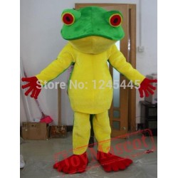 Good Version Super Soft Green Frog Mascot Costume