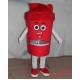 Red Cup Mascot Costume For Adult