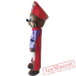Adult Squirrel Mascot Costume With Pirate Cloth