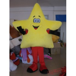 Adult Yellow Star Mascot Costume