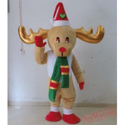 Adult Christmas Reindeer Mascot Costume