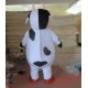 Adult Black And White Milk Cow Mascot Dairy Cattle Costume