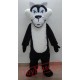 Adult Black Wolf Mascot Costume