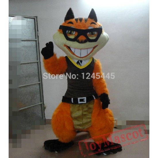 Funny Costume Madagascar Squirrel Mascot Costume