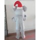 Adult Happy Koala Mascot Costume With A Red Hat