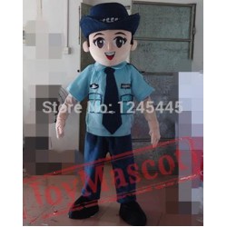 Adult Policewoman Mascot Costume