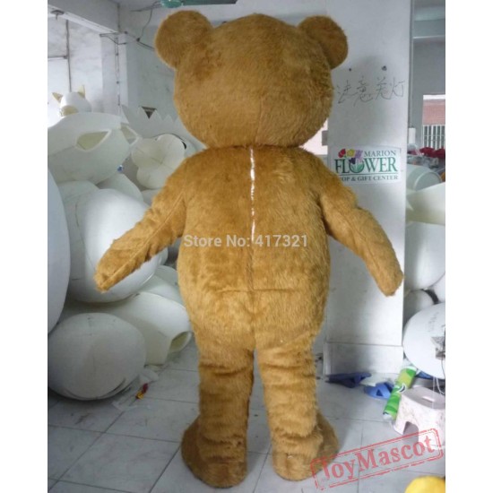 Brown Teddy Bear Mascot Costume Teddy Bear Mascot For Adults