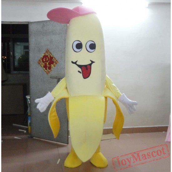 Banana Mascot Adult Banana Mascot Costume