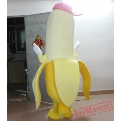 Banana Mascot Adult Banana Mascot Costume