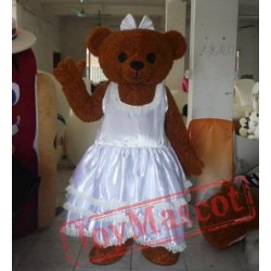 Teddy Bear Mascot Costume Wedding Bear Costume For Adults