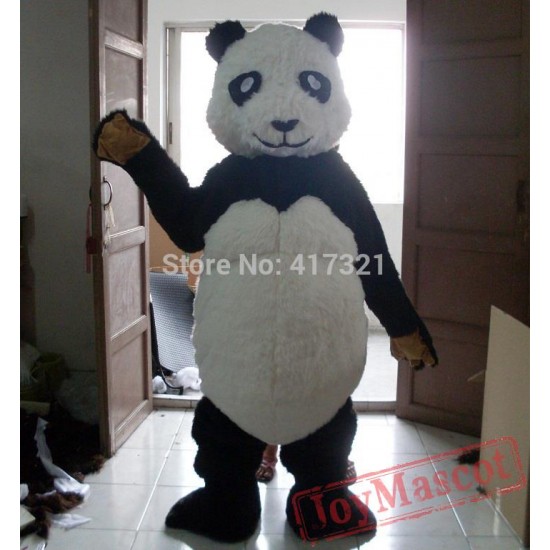 Source Large quantity Hick Paunchy Smiling Panda Mascot Costume Panda Costume For Adults