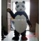 Paunchy Smiling Panda Mascot Costume Panda Costume For Adults
