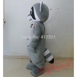 Grey Racoon Mascot Costume For Adults Racoon Mascot Costume