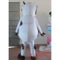 Spotty Milk Cow Mascot Costume Cow Mascot For Adults