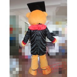 Graduate Teddy Bear Mascot Costume For Adults Bear Mascot