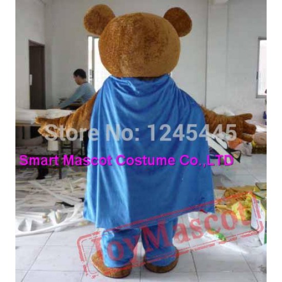 Smart Bear Mascot Costume For Adults Bear Mascot Costume