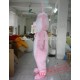 Adult Easter Bunny Costume Pink Rabbit Mascot Costume